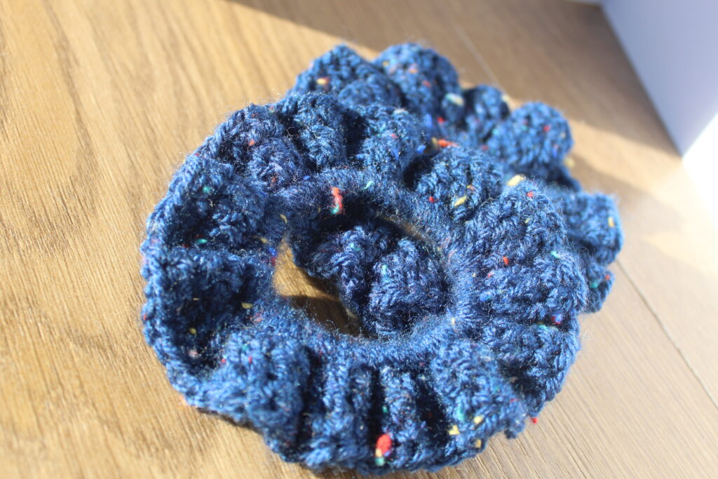 Navy Blue Scrunchie