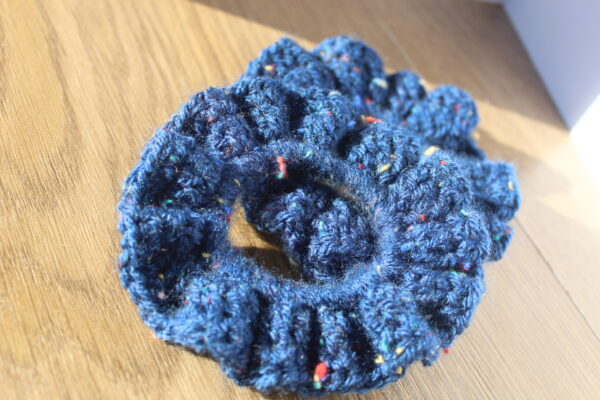 Navy Blue Scrunchie