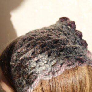 Purple-Grey Bandana