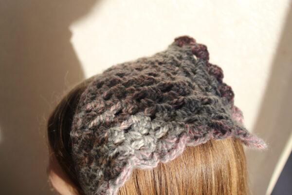 Purple-Grey Bandana