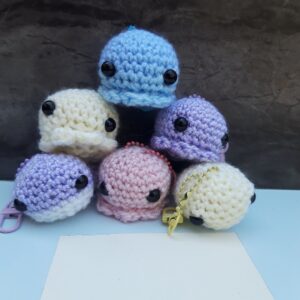Octo + Whale Keyrings