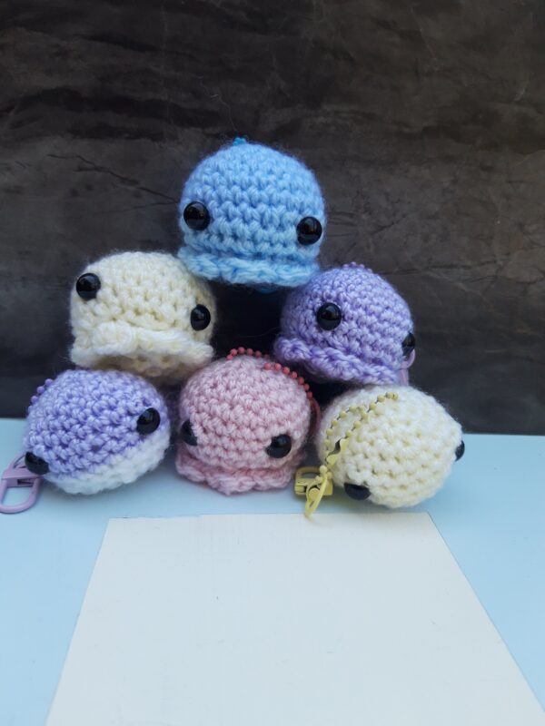 Octo + Whale Keyrings