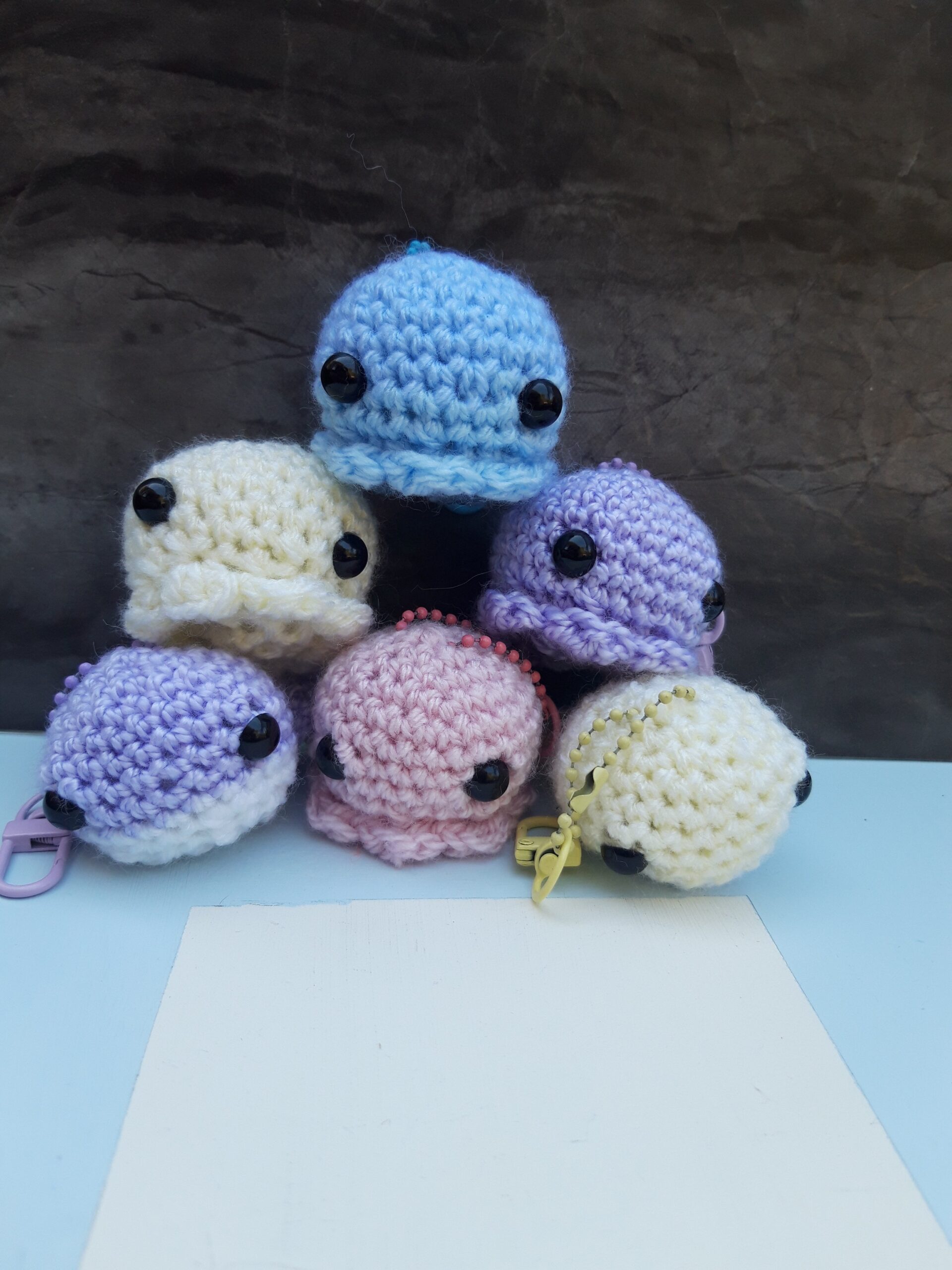 Octo + Whale Keyrings
