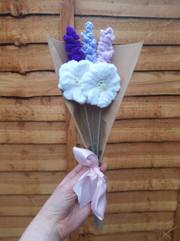 Lavender and Daisy Bouquet - Image 2