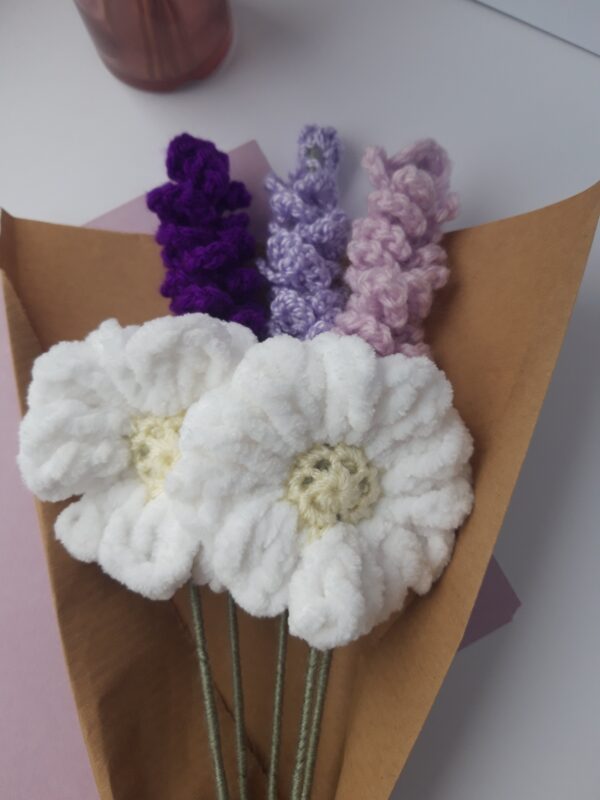 Lavender and Daisy Bouquet - Image 4