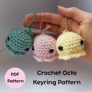 Crochet Octo Keyring Pattern